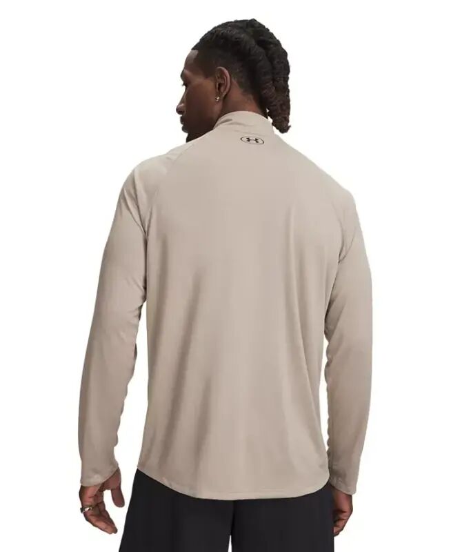 Men's UA Tech Half-Zip Pullover Sweatshirt - Buck - 2
