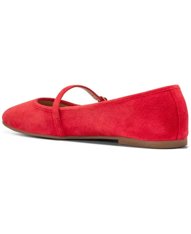 Women's Yelena Mary Jane Ballets Flats - Salsa Suede - 12