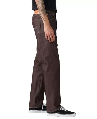 Men's 501® Original Shrink-to-Fit™ Non-Stretch Jeans - Burgundy - LEVI'S (1)