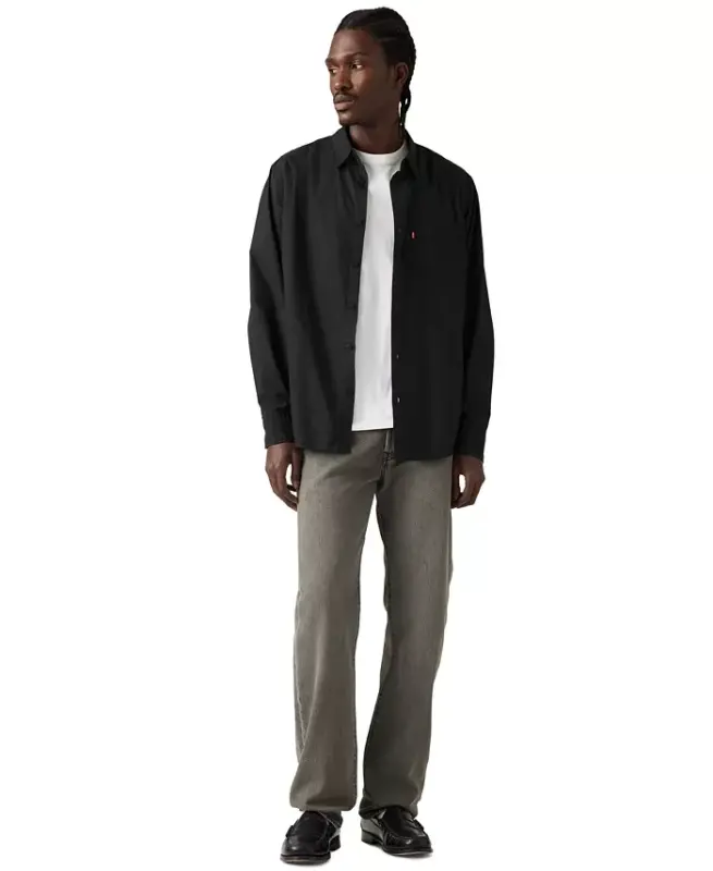 Men's 501™ Regular-Fit Button Fly Non-Stretch Jeans - Firepit - 12