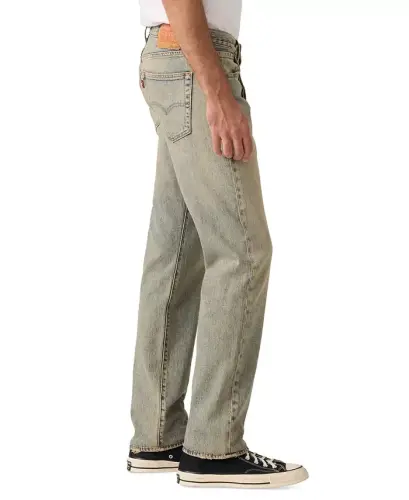 Men's 501™ Regular-Fit Button Fly Non-Stretch Jeans - Along the Coast - 12