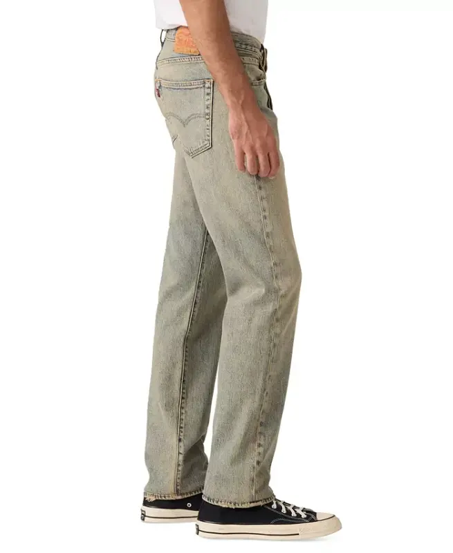 Men's 501™ Regular-Fit Button Fly Non-Stretch Jeans - Along the Coast - 12