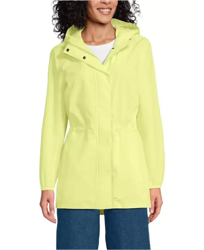 Women's Squall Packable Waterproof Raincoat - Soft limoncello yellow - 1