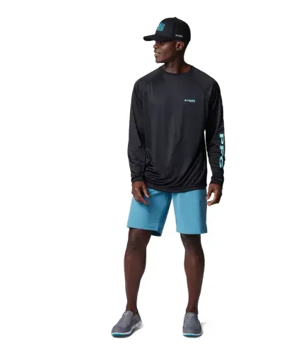 Men's Terminal Tackle Long-Sleeve T-Shirt - Black/Gulf Stream Logo - 2