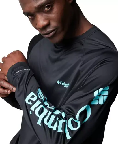 Men's Terminal Tackle Long-Sleeve T-Shirt - Black/Gulf Stream Logo - 4