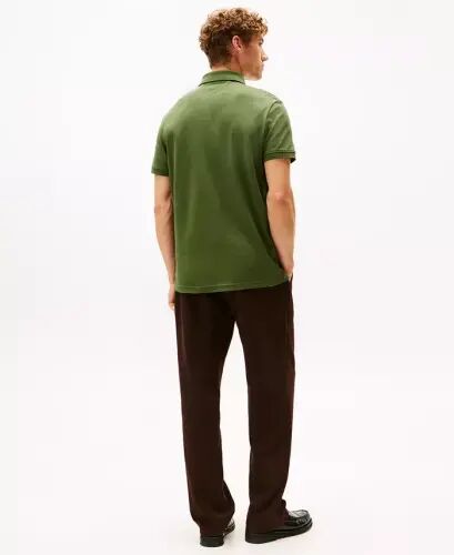 Men's Classic-Fit Embroidered Chest Insert Polo Shirt - Mountain Pine - 4