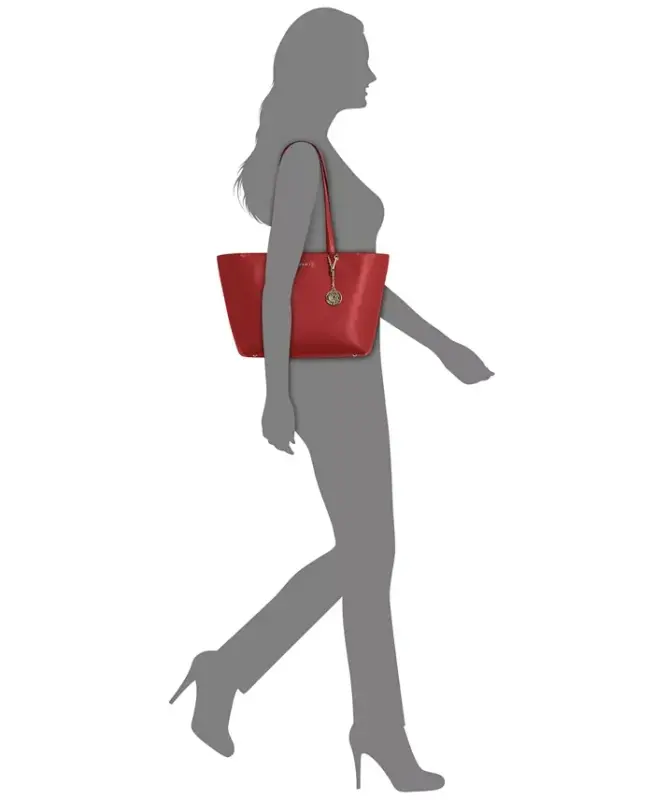 Bryant Medium Zippered Tote Bag - Aged Wine - 8