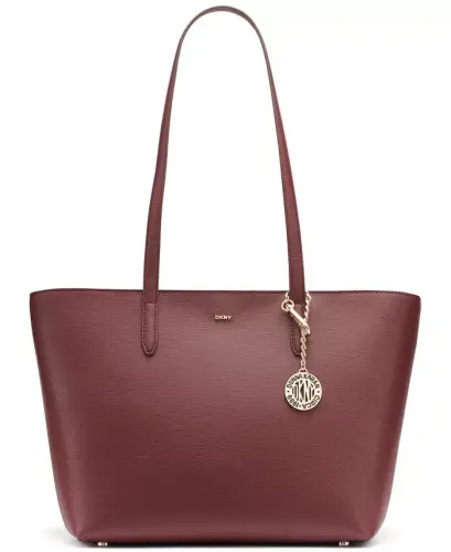 Bryant Medium Zippered Tote Bag - Aged Wine 
