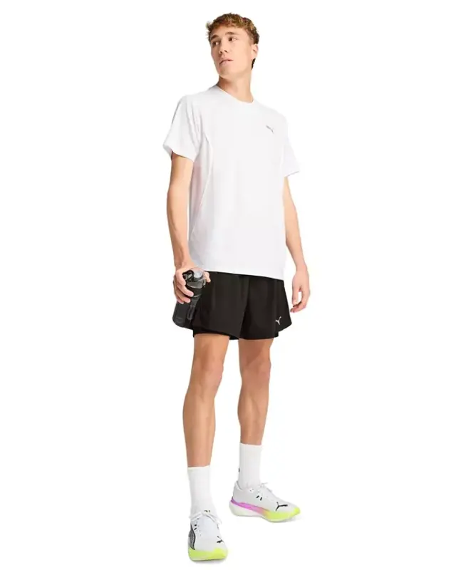 Men's Run Velocity Short-Sleeve T-Shirt - Puma White - 1