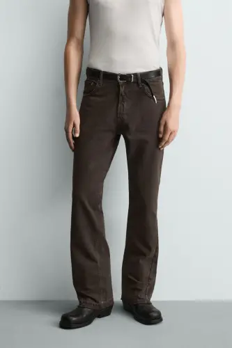 ÇAN KESİM JEAN-Kahverengi - 6