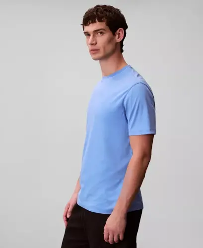 Men's Supima Interlock T-Shirt - Blue Descent - CALVIN KLEIN (1)