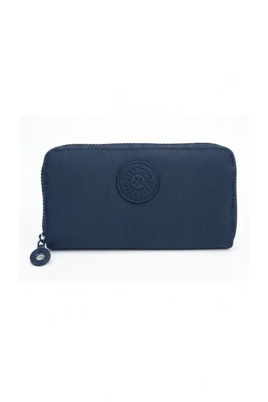 Kadın Lacivert Set Kipling Kumaş Kadın Omuz Ve Sırt Çantası ve Cüzdan - Lacivert Set - 2