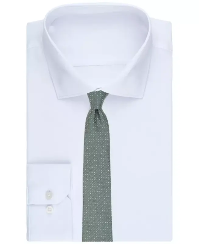 Men's Inari Solid Tie, Exclusively at Modazone - Green - 6