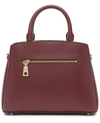 Paige Medium Satchel With Convertible Strap - Aged Wine - 3