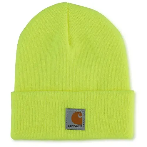Carhartt Unisex-Child Knit Beanie Cuff Hat Toddler | Acrylic Rib Knit | One Size (Infant) - Fits Heads Best 18.75-20 | Outdoor Fun 