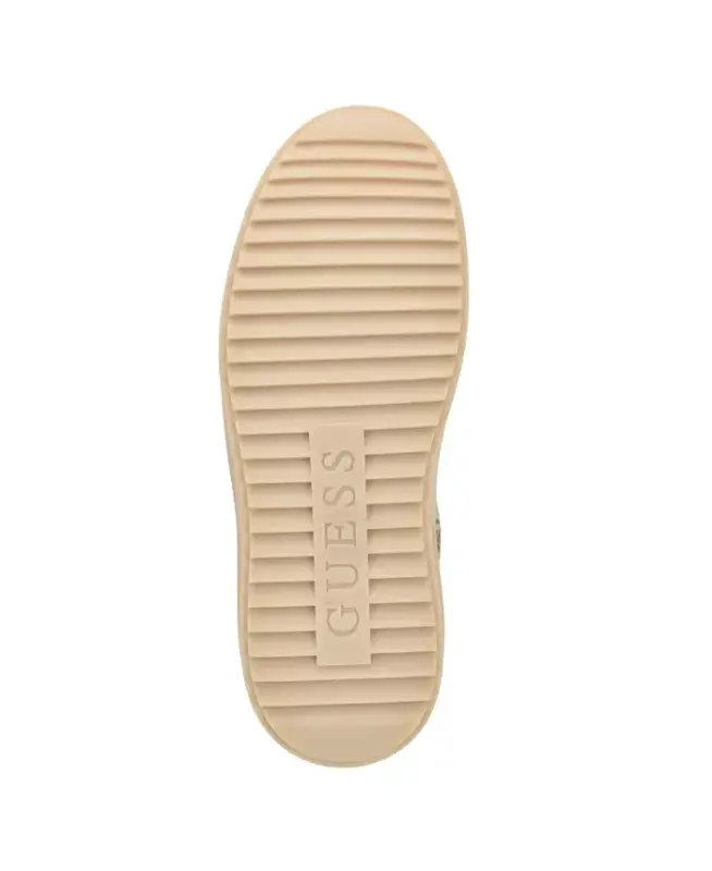 Women's Denesa Treaded Platform Lace-Up Sneakers - Gold/Light Brown Logo - 5