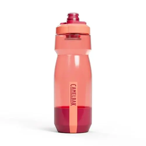 CamelBak Podium Bike Squeeze Water Bottle, High Flow Easy Squeeze Design for Cycling Performance, 24oz, Mercury Blush 