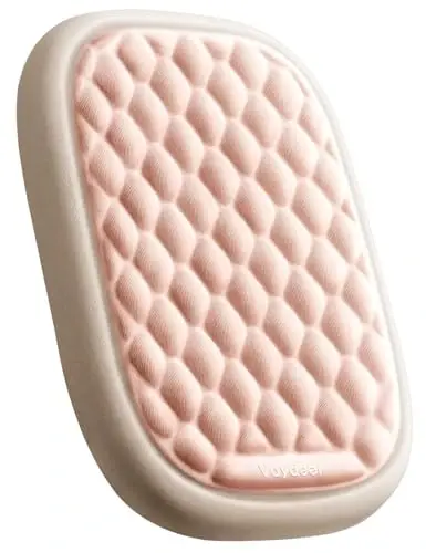 [Upgraded Larger and Thicker]Vaydeer Elbow Rest Pad, Desk Wrist Rest Memory Foam Armrest, Ergonomic Mouse Cushion Support, Wrist Pain Relief for Computer Laptop Working Typing Gaming Office Rose Pink 