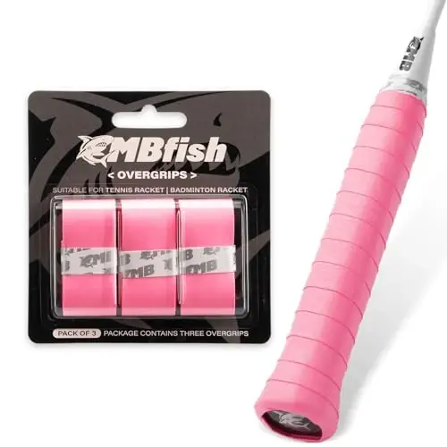 MBFISH Tennis Racket Grip Tape 3 Pack, Racket Grips Soft Racquet Overgrips for Tennis, Pickleball and Badminton - Anti-Slip and Absorbent Tennis Grip Tape Set - 1