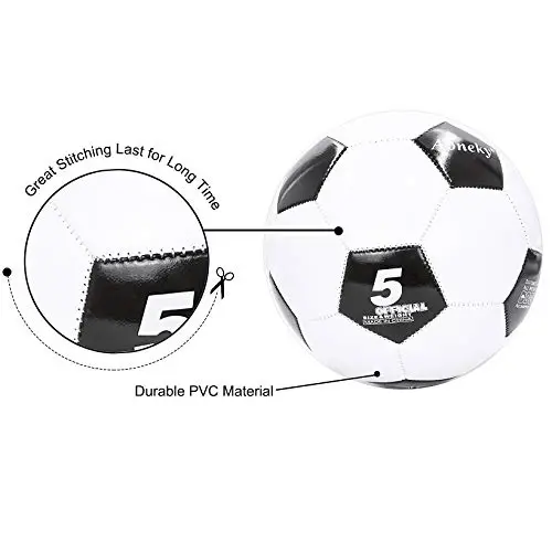 Aoneky Soccer Ball with Pump - 5