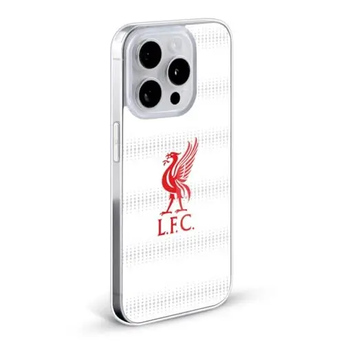 Head Case Designs Officially Licensed Liverpool Football Club Red Logo and Pattern Liver Bird Gel Case [Military Grade Protection] Compatible with Apple iPhone 16 Plus and Compatible with MagSafe - 7
