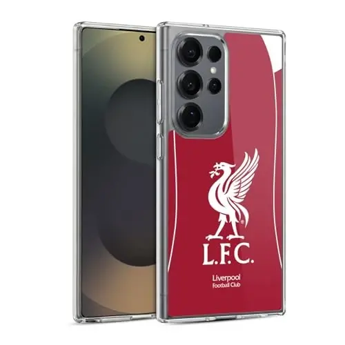 Head Case Designs Officially Licensed Liverpool Football Club Home 2025/26 Kit Gel Case [Military Grade Protection] Compatible with Samsung Galaxy S25 Ultra and Compatible with MagSafe 