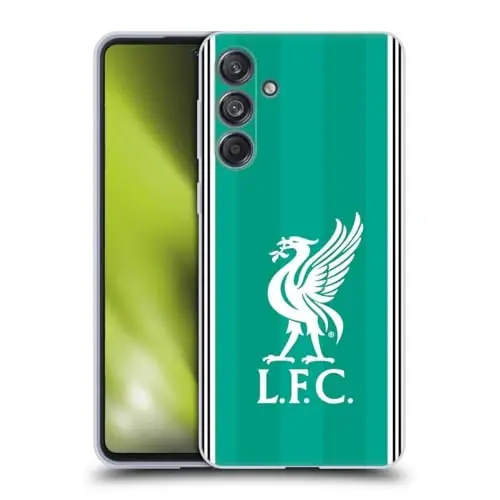 Head Case Designs Officially Licensed Liverpool Football Club Third 2025/26 Kit Gel Case [Military Grade Protection] Compatible with Samsung Galaxy M55 5G - 6