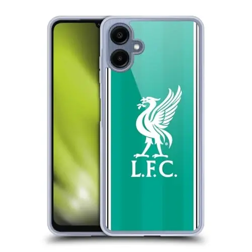 Head Case Designs Officially Licensed Liverpool Football Club Third 2025/26 Kit Gel Case [Military Grade Protection] Compatible with Samsung Galaxy A06 4G / 5G - 6