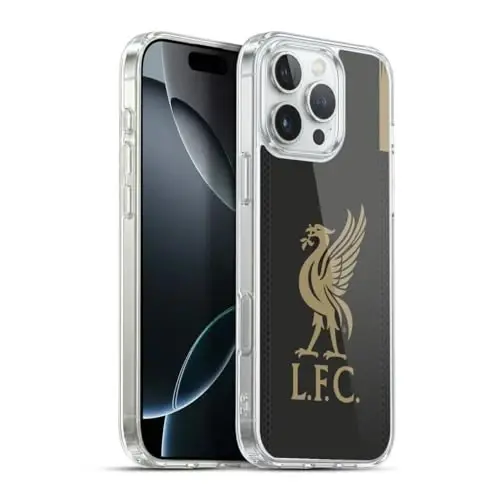 Head Case Designs Officially Licensed Liverpool Football Club Home Goalkeeper 2019/20 Kit Gel Case [Military Grade Protection] Compatible with Apple iPhone 16 Pro Max and Compatible with MagSafe - 6