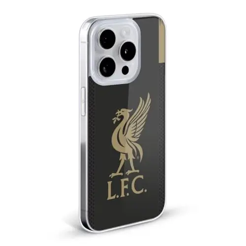 Head Case Designs Officially Licensed Liverpool Football Club Home Goalkeeper 2019/20 Kit Gel Case [Military Grade Protection] Compatible with Apple iPhone 16 Pro Max and Compatible with MagSafe - 7