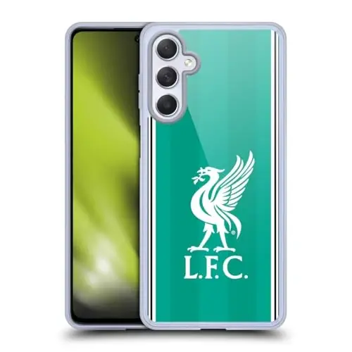 Head Case Designs Officially Licensed Liverpool Football Club Third 2025/26 Kit Gel Case [Military Grade Protection] Compatible with Samsung Galaxy M54 5G 