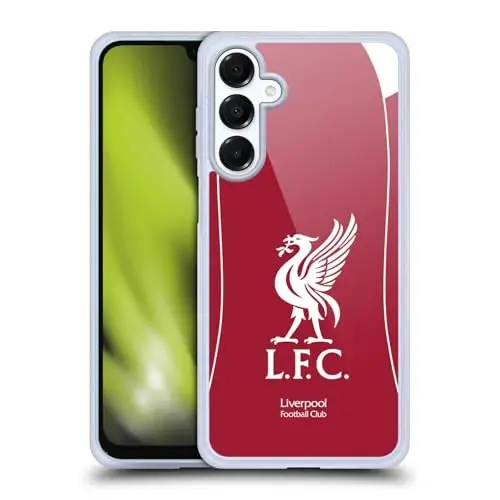 Head Case Designs Officially Licensed Liverpool Football Club Home 2025/26 Kit Gel Case [Military Grade Protection] Compatible with Samsung Galaxy A16 5G and Compatible with MagSafe - 1