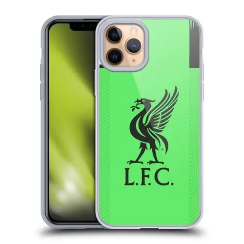 Head Case Designs Officially Licensed Liverpool Football Club Away Goalkeeper 2019/20 Kit Gel Case [Military Grade Protection] Compatible with Apple iPhone 11 Pro and Compatible with MagSafe 