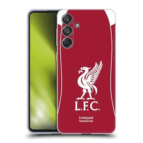 Head Case Designs Officially Licensed Liverpool Football Club Home 2025/26 Kit Gel Case [Military Grade Protection] Compatible with Samsung Galaxy M55 5G 