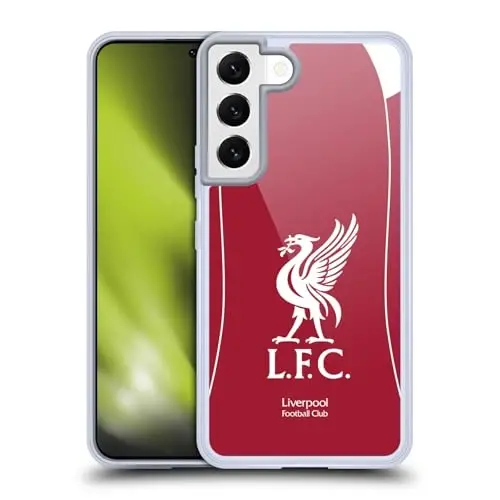 Head Case Designs Officially Licensed Liverpool Football Club Home 2025/26 Kit Gel Case [Military Grade Protection] Compatible with Samsung Galaxy S22 5G and Compatible with MagSafe - 6