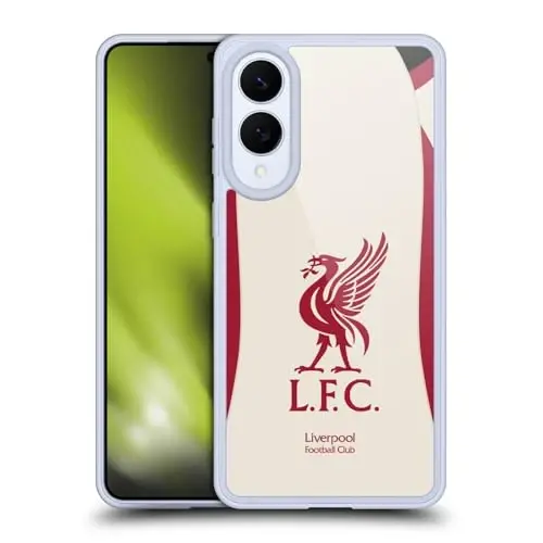 Head Case Designs Officially Licensed Liverpool Football Club Away 2025/26 Kit Gel Case [Military Grade Protection] Compatible with Samsung Galaxy S25 Edge 
