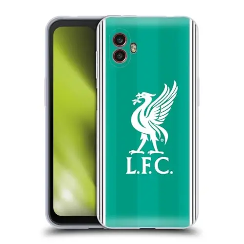 Head Case Designs Officially Licensed Liverpool Football Club Third 2025/26 Kit Gel Case [Military Grade Protection] Compatible with Samsung Galaxy Xcover6 Pro/Pro2 