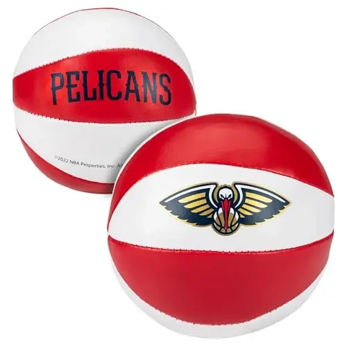 Franklin Sports NBA Toy Basketballs - 2 Pack of Kids Soft Mini Basketballs for Over The Door + Indoor Hoops - NBA Fan Shop - 7