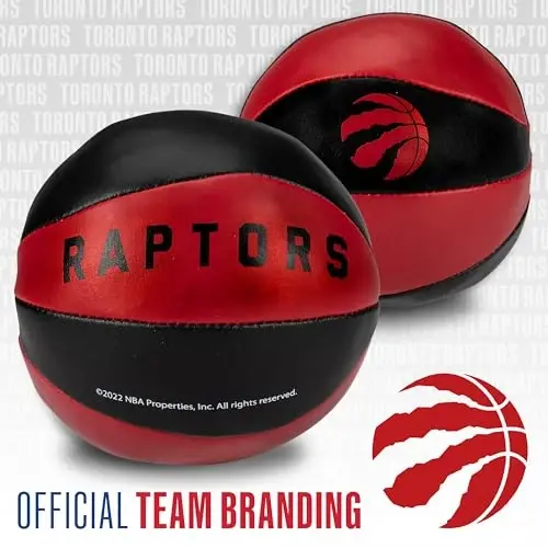 Franklin Sports NBA Toy Basketballs - 2 Pack of Kids Soft Mini Basketballs for Over The Door + Indoor Hoops - NBA Fan Shop - 4