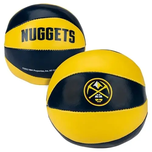 Franklin Sports NBA Toy Basketballs - 2 Pack of Kids Soft Mini Basketballs for Over The Door + Indoor Hoops - NBA Fan Shop - 1