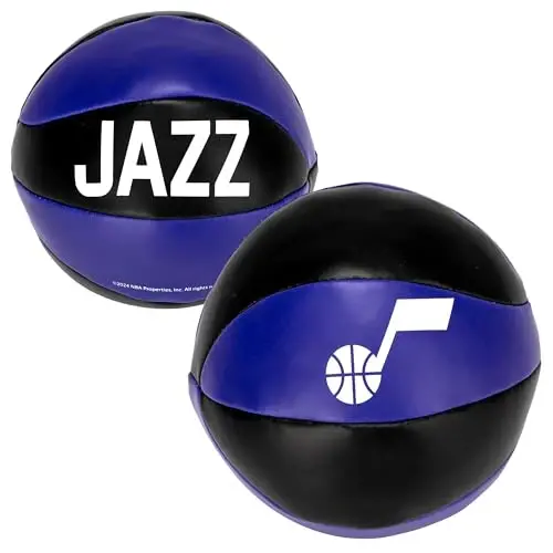 Franklin Sports NBA Toy Basketballs - 2 Pack of Kids Soft Mini Basketballs for Over The Door + Indoor Hoops - NBA Fan Shop - 5