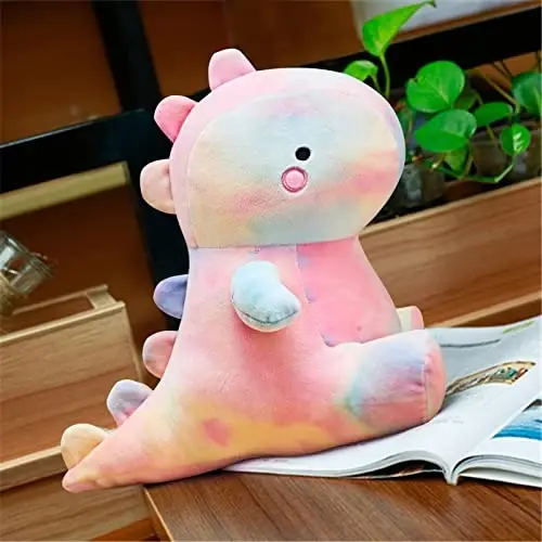 VHYHCY Cute Dinosaur Plush Toys, Fat Dinosaur Stuffed Animals Toys Dolls, Soft Plush Stuffed Animal Dino Plushie, Birthday Gifts for Kids Girls Boys Colorful 12 inch - 7