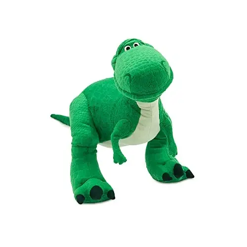 Disney Store Official Toy Story Plush, Rex, Iconic Cuddly Toy Character with Embroidered Eyes and Soft Plush Features, Suitable for All Ages - DISNEY