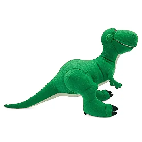 Disney Store Official Toy Story Plush, Rex, Iconic Cuddly Toy Character with Embroidered Eyes and Soft Plush Features, Suitable for All Ages - 5