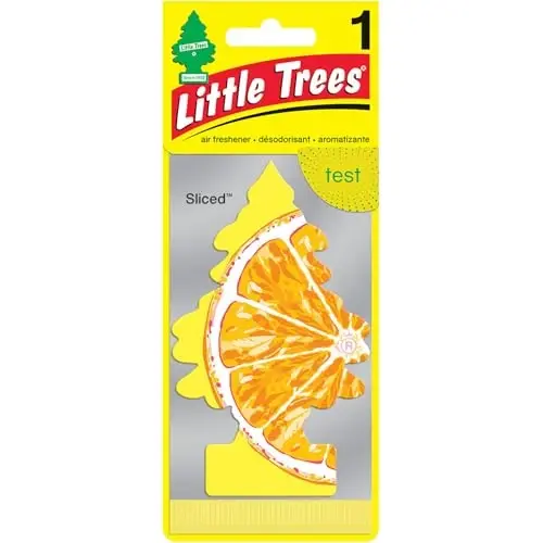 Little Trees Car Air Freshener | Hanging Paper Tree for Home or Car | Sliced | 6 Pack - 2