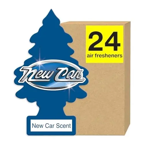Little Trees Car Freshener New Car Scent (24 Pack) 