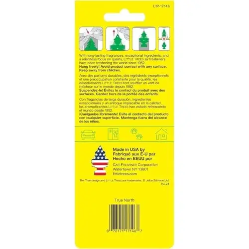 Little Trees Air Fresheners, True North (Pack of 12) - 3