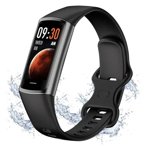 Excelpeakia Fitness Tracker, 25 Sports Modes, Heart Rate/Blood Oxygen and Pressure Monitor Sleep Step Tracker/Carolies Waterproof Smartwatch Smart Bracelet for Android and iOS Phone - 1