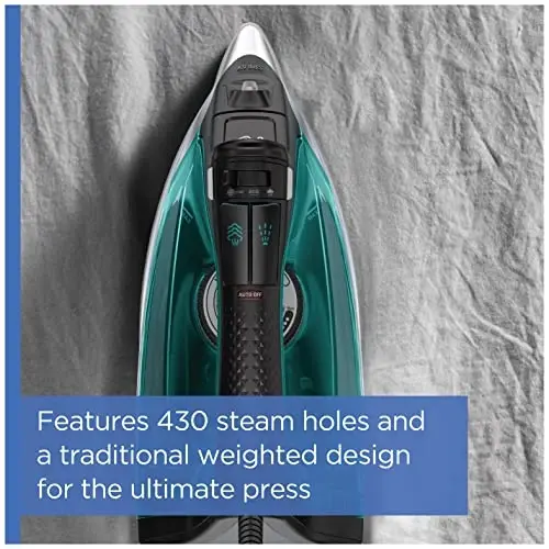 Rowenta Pro Master Stainless Steel Soleplate Steam Iron for Clothes, Anti-Drip Protection, 210 g/min, 400 Microsteam Holes, 1775 Watts Iron Steamer for Clothes, Powerful Steam DW8360 - 5