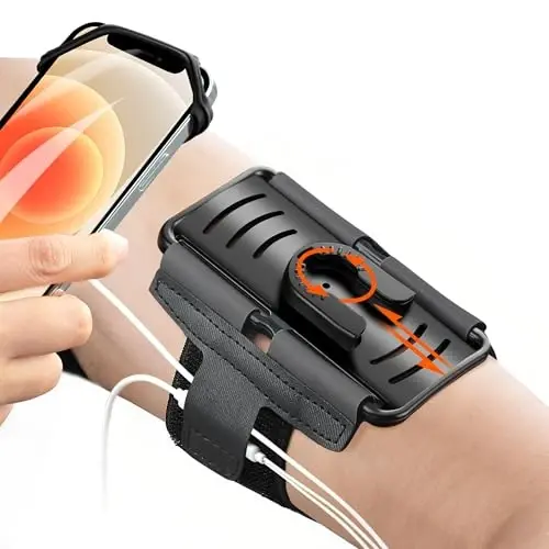 50 Pack Cell Phone Holder Armband - Reflective & Adjustable Wristband Strap Arm Bands Case Compatible with iPhone 16 15 14 13 12 Mini Pro Max Plus Samsung Galaxy Pixel for Workout Exercise Sports - 1